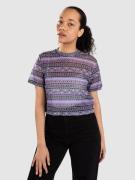 Blue Tomato Mesh T-Shirt purple geo