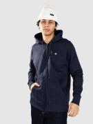 Element Icon Embroidery Hoodie med Dragkedja eclipse navy