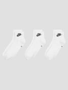 Nike Everyday Essential Ankle 3 Pairs Socks white/black