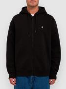 Volcom Single Stone Hoodie med Dragkedja black