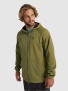 Burton Crown Weatherproof Hoodie med Dragkedja martini olive