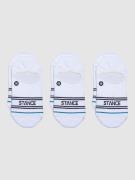 Stance Basic 3 Pack No Show Socks white