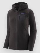 Patagonia R1 Air Full Hoodie med Dragkedja black