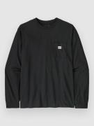 Patagonia Shop Sticker Pocket Responsibili T-Shirt black