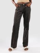 Blue Tomato Leo Straight Leg Jeans dark grey leo