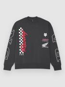 Fox Honda Oversized Crew Fleecetröja dark shadow