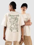 Another Cotton Lab Dinner With Friends T-Shirt off white