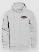 DEELUXE World Hoodie med Dragkedja heather grey