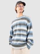 Blue Tomato Fair Isle Knit Pullover ombre blue/grey
