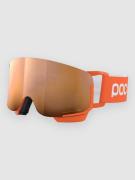 POC Pocito Nexal Fluorescent Orange Kids Goggle partly sunny light ora...