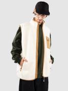 Fjällräven Vardag Pile Fleece Väst chalk wht/buckwheat brwn