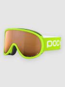 POC Pocito Retina Fluorescent Yellow/Green Goggle partly sunny light o...