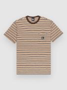 Quiksilver Onyx Striped T-Shirt almond onyx stripe