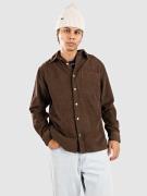 Redefined Rebel RRWes Corduroy Boxy Fit Skjorta turkish coffee