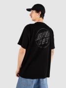 Santa Cruz Tonal Opus Dot Stripe T-Shirt black