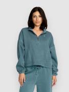 Volcom Stone Soft Quarter Half-Zip Fleecetröja emerald green