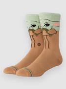 Stance Grogu Hungry Crew Socks green