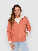 Rip Curl Anoeta Classic Quilted Jacka brick