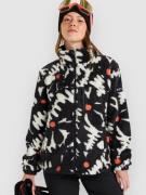 Roxy Alabama Full Zip Printed Fleecejacka true black big flower