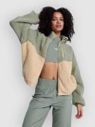 Roxy Boundless Spirit Cb Zippered Fleecejacka oil green