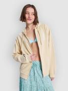 Roxy Surf Stoked Terry Hoodie med Dragkedja pebble