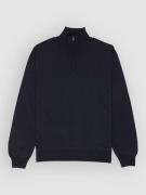 Element Icon Embroidery Quarter Half-Zip Tröja blue mirage