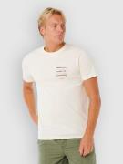 Rip Curl Vaporcool Search 3 Stacks T-Shirt bone