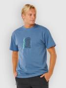 Rip Curl Search Sundial T-Shirt bluefin