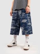 Blue Tomato Jacquard Denim Shorts blue