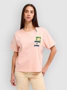 RVCA AF Love Birds Easy T-Shirt dusty pink