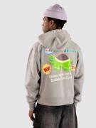 A.LAB Jerry Gang Popsicles Boxy Hoodie med Dragkedja heather grey