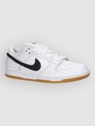 Nike SB Dunk Low Pro Iso Skateskor white/black/white/gum lig