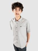 Brixton Cru Oxford Stripe Skjorta basalt blue/whitecap strp