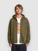 Volcom Single Stone Hoodie med Dragkedja sage leaf
