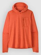 Patagonia Cap Cool Sun Hoodie coal orange/light xdye