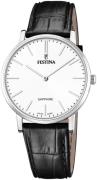 Festina Herrklocka F20012-1 Vit/Läder Ø39.3 mm