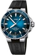 Oris Herrklocka 01 400 7763 4135-07 4 24 74EB Diving Blå/Gummi