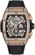 Hublot Herrklocka 642.OX.0180.RX.0904 Big Bang 42mm Svart/Gummi