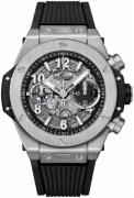 Hublot Herrklocka 421.NX.1170.RX Big Bang 44mm Svart/Gummi Ø44 mm