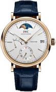 IWC Herrklocka IW516409 Portofino Vit/Läder Ø45 mm