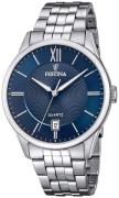 Festina Herrklocka F20425-2 Classic Blå/Stål Ø43 mm