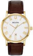 Bulova Herrklocka 97B183 Classic Vit/Läder Ø40 mm