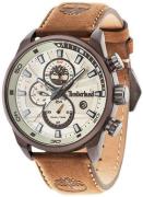 Timberland Herrklocka TBL14816JLBN07 Henniker Beige/Läder Ø46 mm