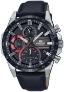 Casio Herrklocka EFS-S620BL-1AVUEF Edifice Svart/Läder Ø45.5 mm