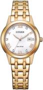 Citizen Damklocka FE1243-83A Elegance Vit/Roséguldstonat stål