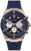 Guess Herrklocka GW0057G2 Poseidon Blå/Gummi Ø46 mm