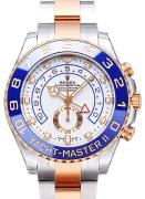 Rolex Herrklocka 116681-0002 Yacht-Master II Vit/18 karat roséguld