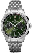 Breitling Herrklocka AB0118A11L1A1 Premier Chronograph 42 Grön/Stål