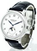 Montblanc Herrklocka 117578 Star Silverfärgad/Läder Ø42 mm