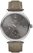 IWC Herrklocka IW510115 Portofino Grå/Läder Ø45 mm